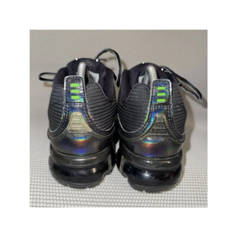 Nike Air VaporMax 360 Black Green Pink Iridescent Athletic Sneakers Shoes Mens 9
